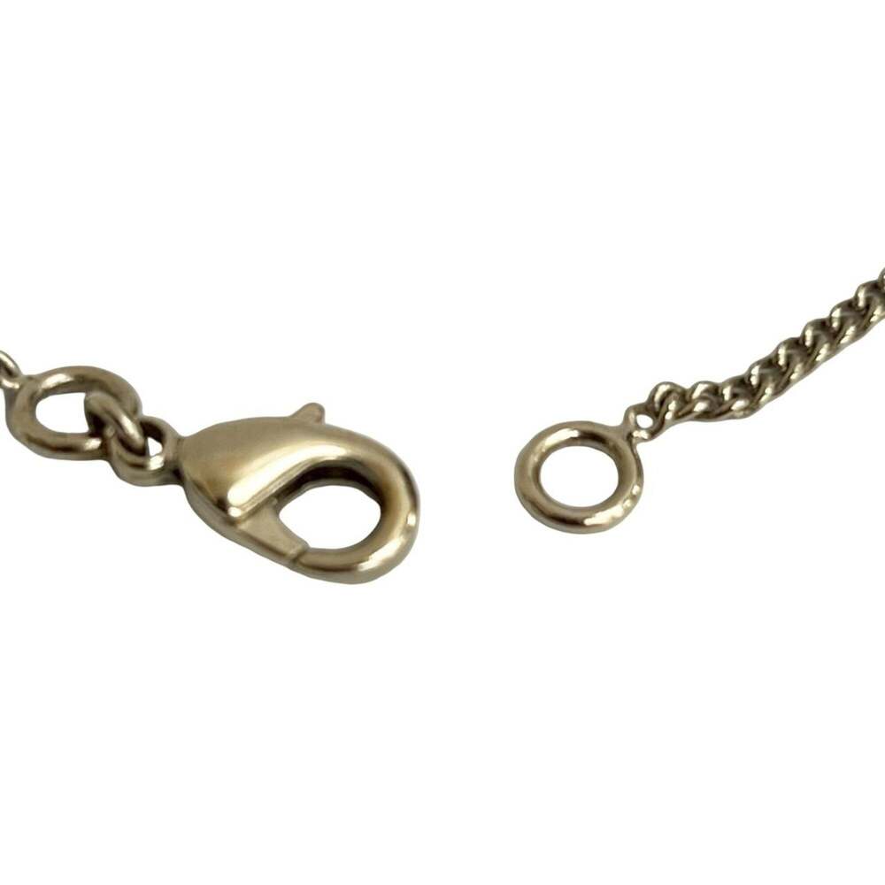 CHANEL Authentic Gold Pearl Logo Necklace - Picture 3 of 5